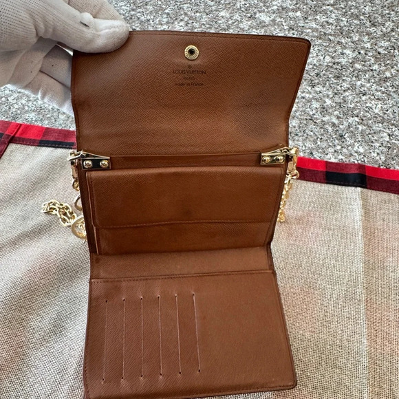 Louis Vuitton Monogram Porte Tresor Etui Papiers Trifold Wallet converted - Picture 8 of 16